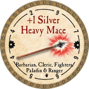 +1 Silver Heavy Mace