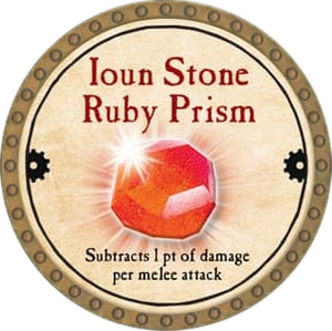 Ioun Stone Ruby Prism