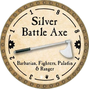 Silver Battle Axe