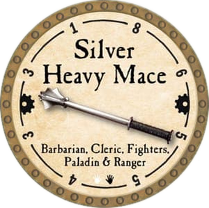Silver Heavy Mace