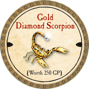 Gold Diamond Scorpion