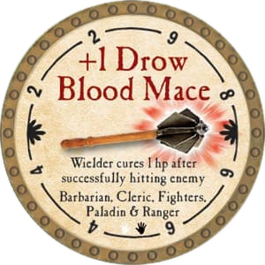 +1 Drow Blood Mace