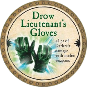 Drow Lieutenant's Gloves