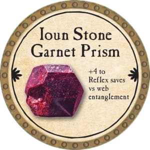 Ioun Stone Garnet Prism