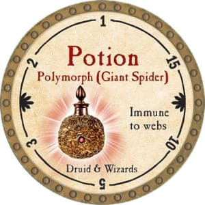 Potion Polymorph (Giant Spider)