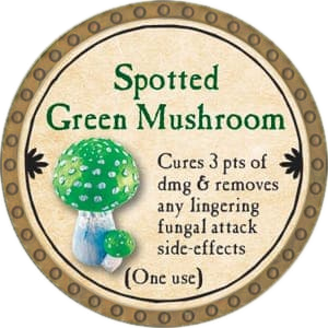 Spotted Green Mushroom