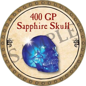 400 GP Sapphire Skull