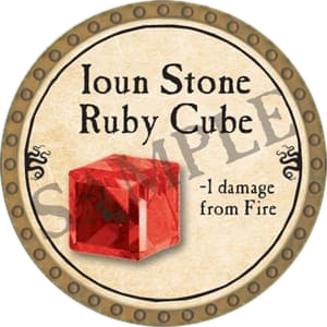 Ioun Stone Ruby Cube