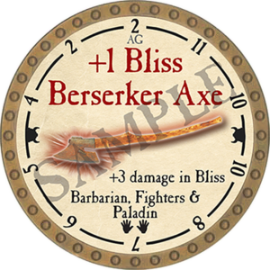 +1 Bliss Berserker Axe
