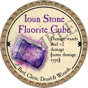 Ioun Stone Fluorite Cube