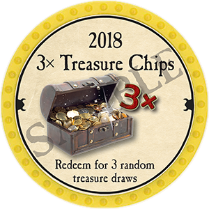 (OLD, Unusable) 3x Treasure Chips (2018)