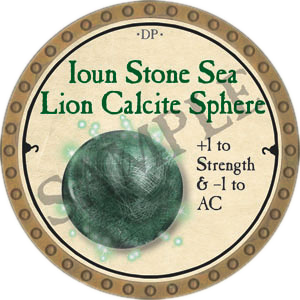 Ioun Stone Sea Lion Calcite Sphere