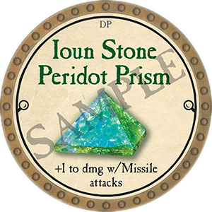 Ioun Stone Peridot Prism