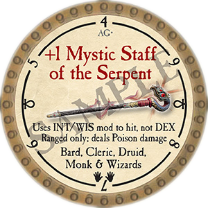 +1 Mystic Staff of the Serpent