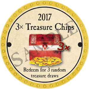 (OLD, Unusable) 3x Treasure Chips (2017)
