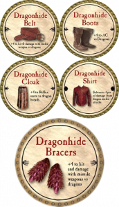 Dragonhide Set (5 rare volunteer tokens)