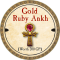 Gold Ruby Ankh