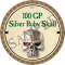 100 GP Silver Ruby Skull